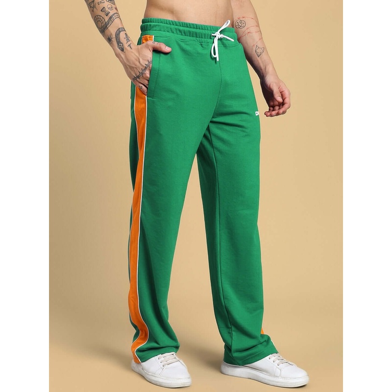 SANFORD STRIPE JOGGERS IN GREEN XS
