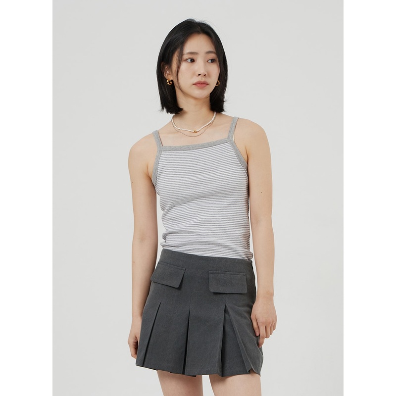 Stripe Tank Top OF315 Gray S/M