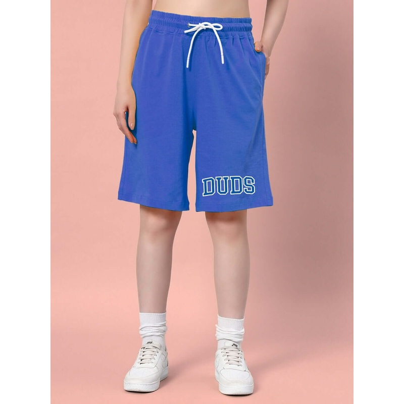 WOMEN CAPER TOM SUMMER SHORTS BLUE XS