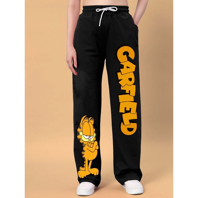 WOMEN’S SMUG GARFIELD RELAXED FIT JOGGER BLACK XS