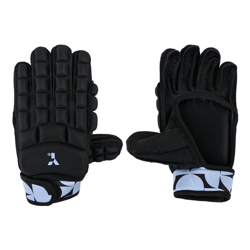 Y1 Foam Glove At6 Hockey Gloves Black & Blue X-Small