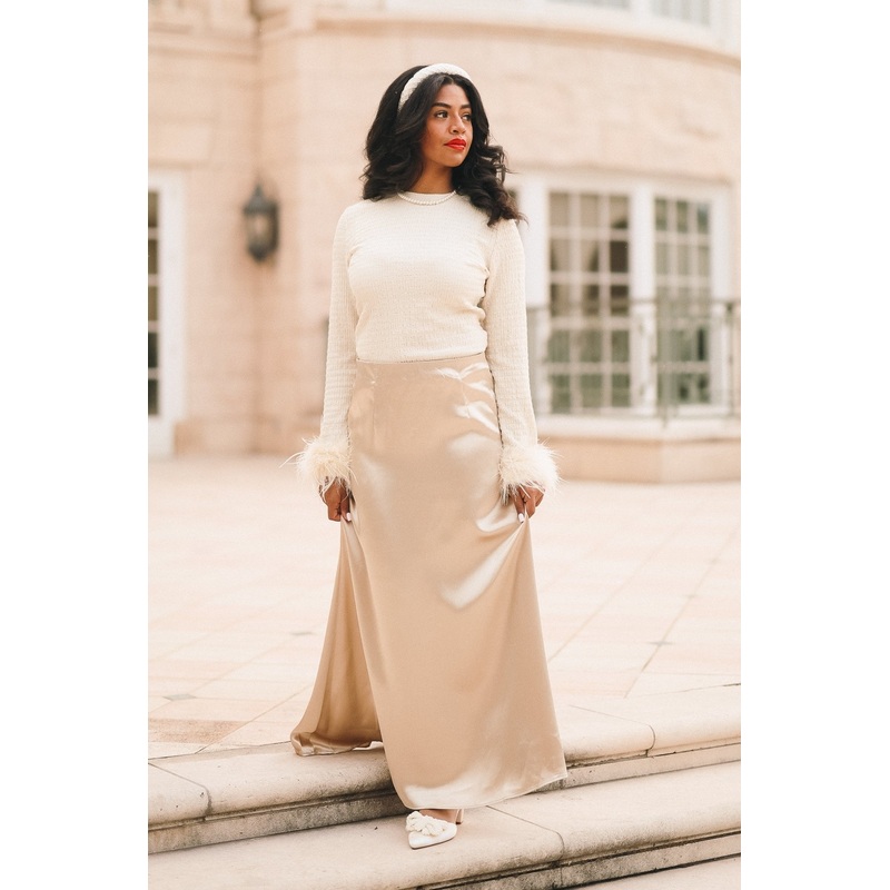 Dylan Skirt in Champagne XX Small