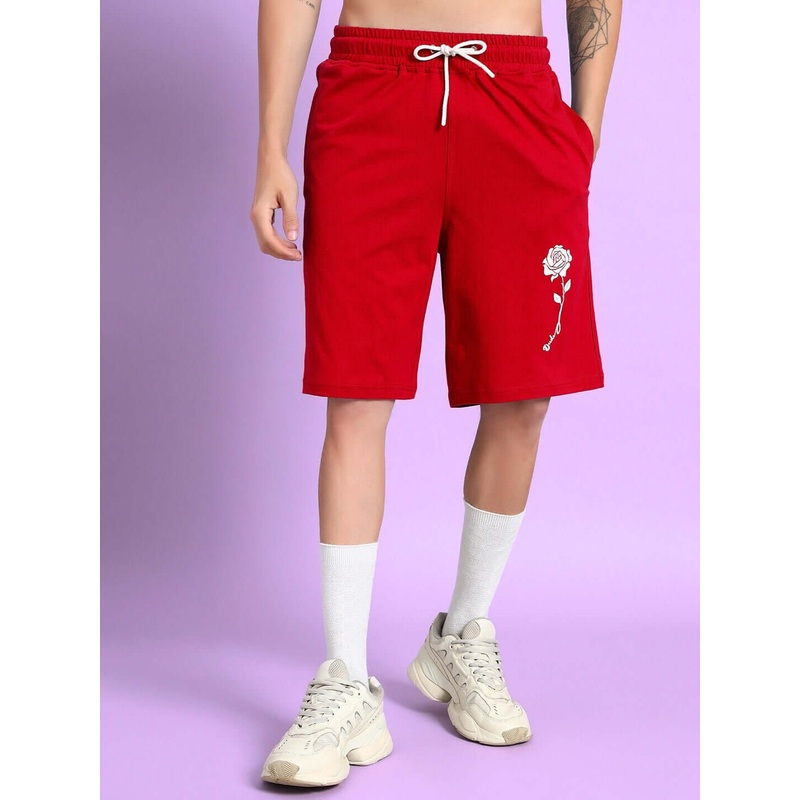 LIMBO SUMMER COTTON SHORTS RED XS