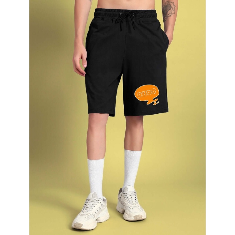QUACK OFF SUMMER COTTON SHORTS BLACK XS