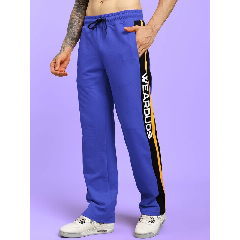 ROGER RELAXED-FIT JOGGERS BLUE XS