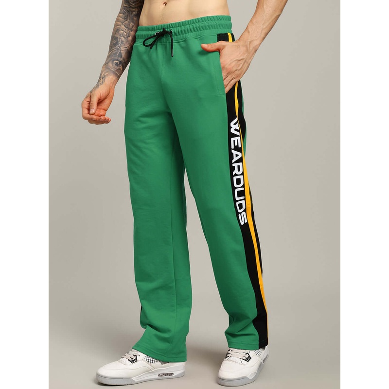 ROGER RELAXED-FIT JOGGERS GREEN XS