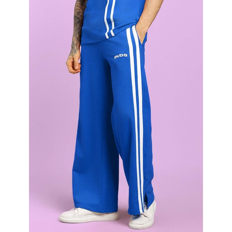 UNITED STRIPE FRENCH TERRY JOGGERS BLUE XS