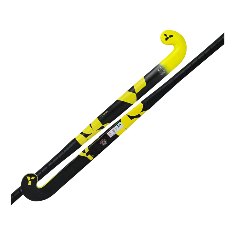 Y1 Lb 50 Hockey Stick Black & Yellow 36.5
