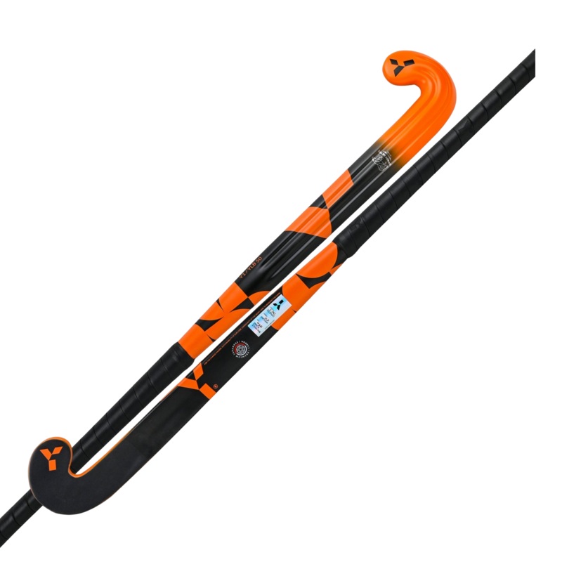 Y1 Ylb 50 Hockey Stick Black & Orange 36.5