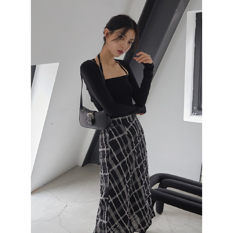 Cami Top & Long Sleeve Bolero Set Black S/M