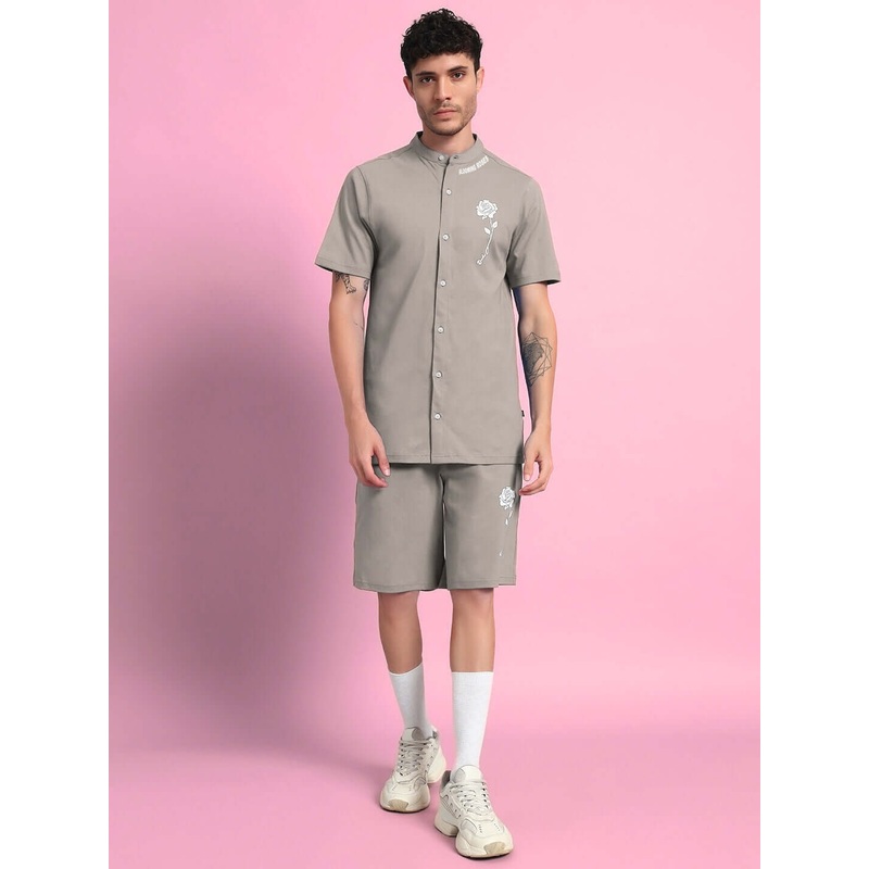 LIMBO PREMIUM COTTON CO-ORD SET GREY XS