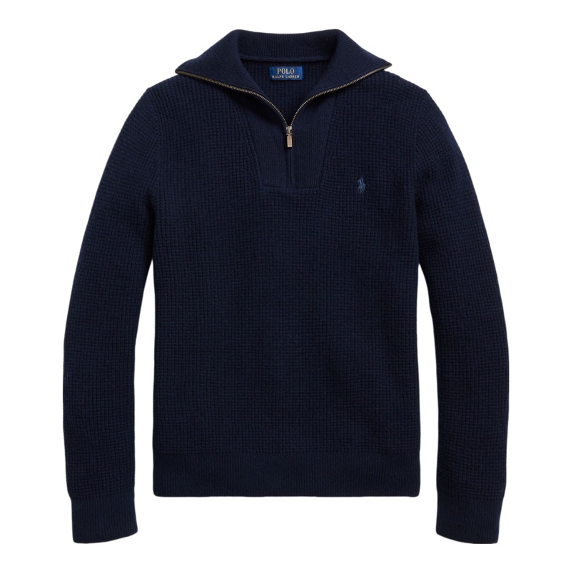 Polo Ralph Lauren Long Sleeve Pullover Hunter Navy Medium Regular