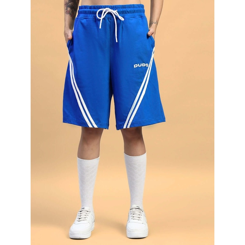 WOMENS STAR JUMPER REGULAR FIT SHORTS BLUE XS