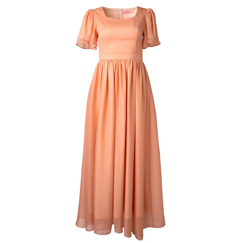 Abbie Dress in Apricot Crush 00