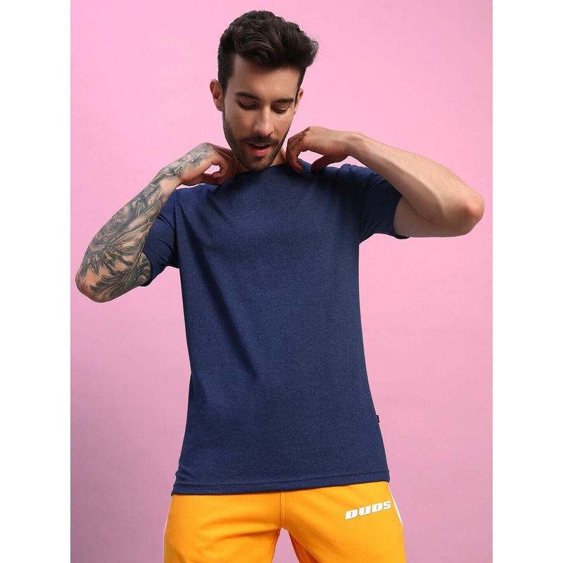 ELEX REGULAR FIT T-SHIRT NAVY BLUE XS