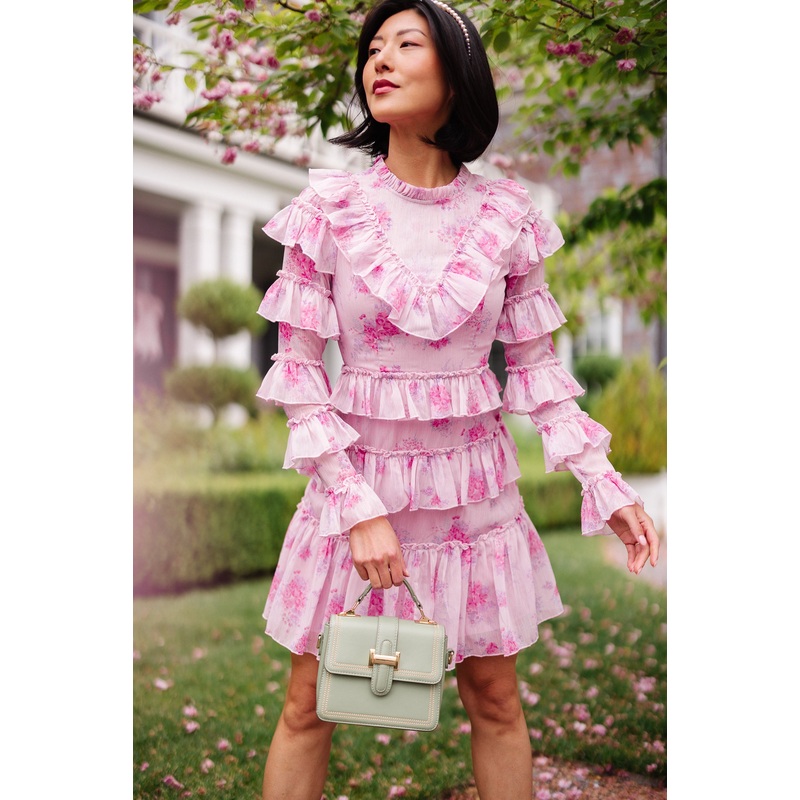 Garden State Dress in Pink 00