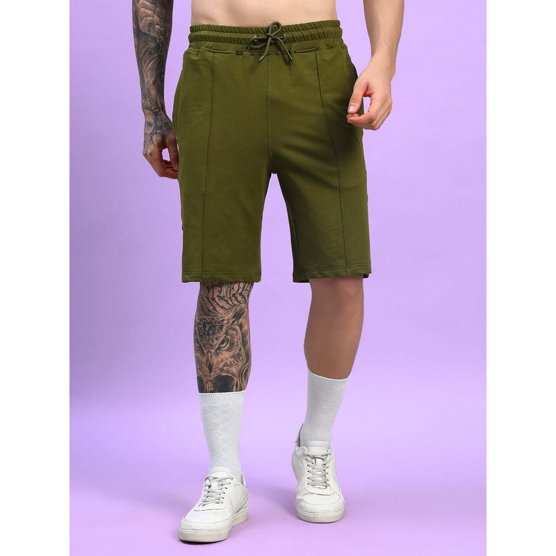 GREEBLE SUMMER SHORTS OLIVE GREEN XS