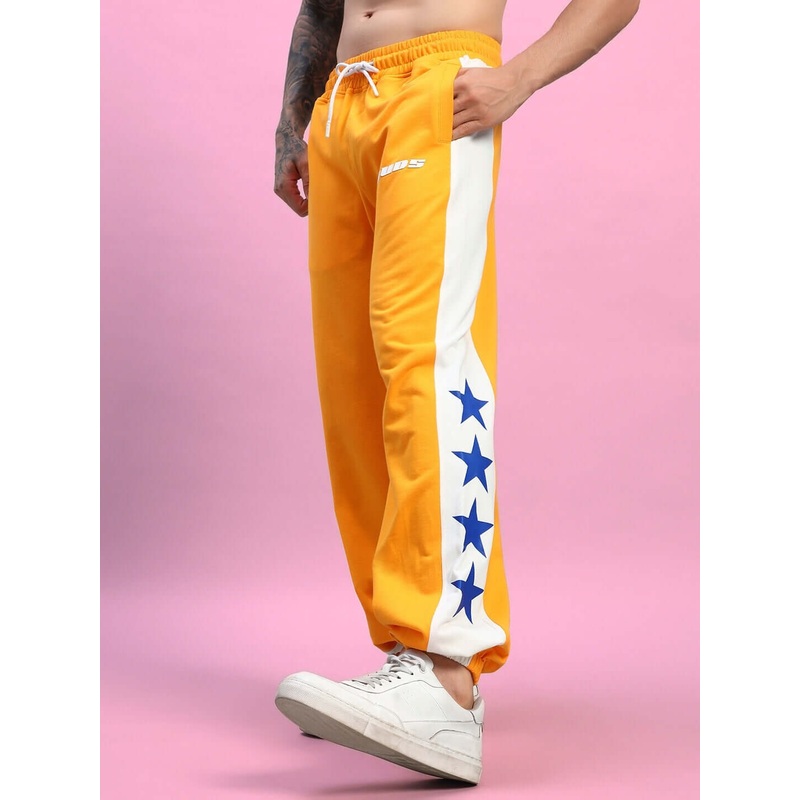 ROX PRIMER RELAXED FIT JOGGERS ORANGE-WHITE XS