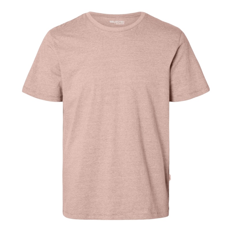 Selected Aspen Mini Str Short Sleeve O-Neck T-Shirt Rose Tan Small