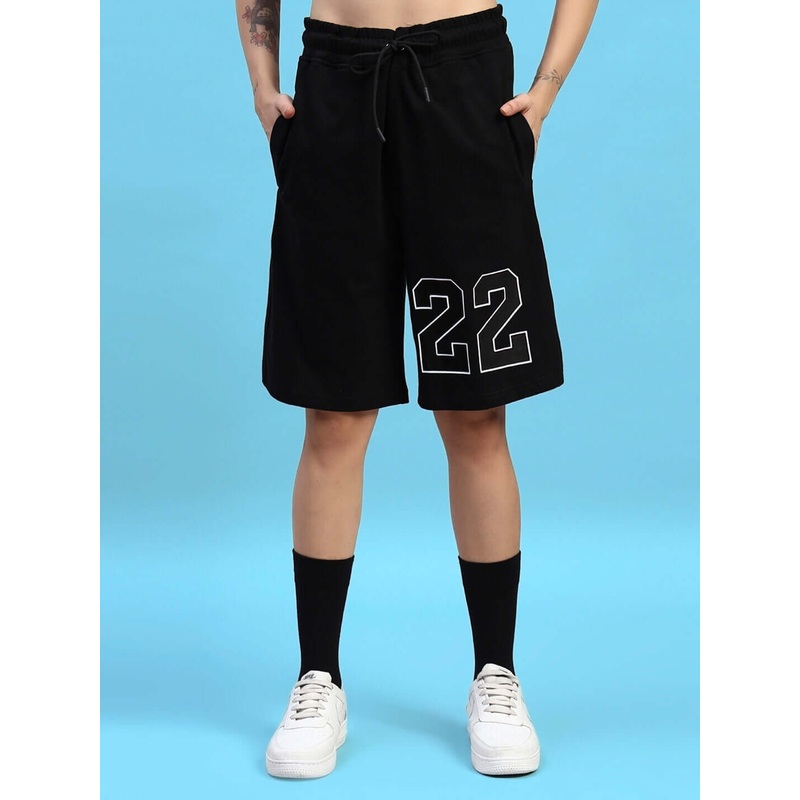 WOMENS AMIGA REGULAR FIT SHORTS BLACK XS