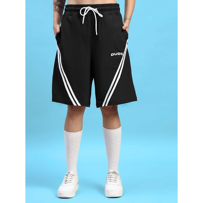 WOMENS STAR JUMPER REGULAR FIT SHORTS BLACK XS