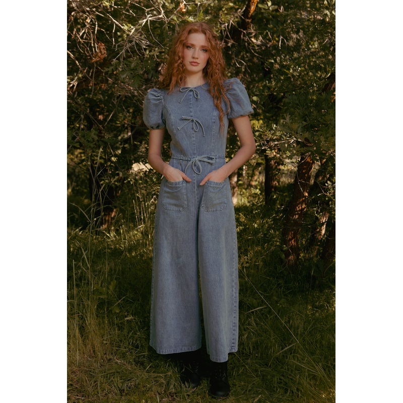 Dallas Jumpsuit in Denim XX Small