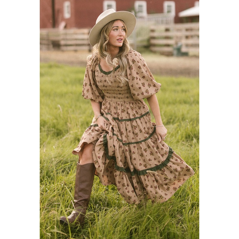 Roselyn Dress in Desert Blossom XX Small