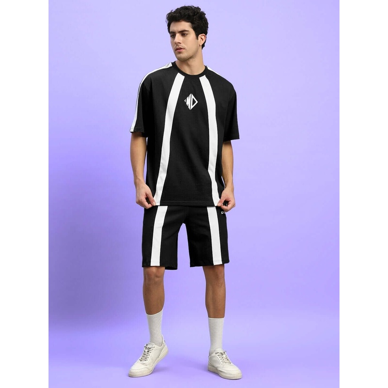 WIDELINE SUMMER CO-ORD SET BLACK XS