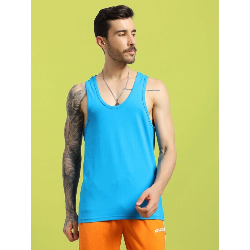 BONNY GYM T-SHIRT BRIGHT BLUE ! XS