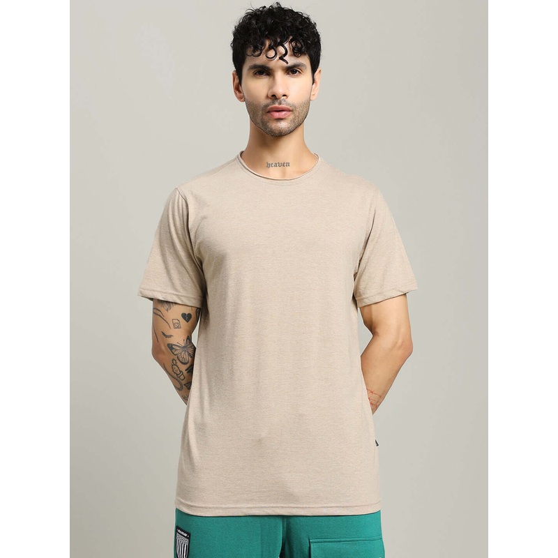 ELEX REGULAR FIT T-SHIRT BEIGE XS