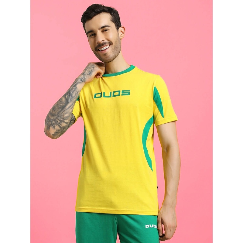 JUMPY REGULAR FIT T-SHIRT YELLOW XS