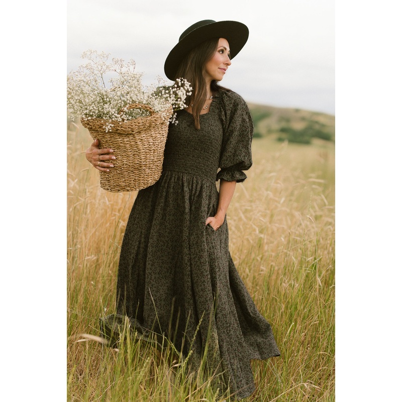 Teagan Dress in Woodland Floral XX Small