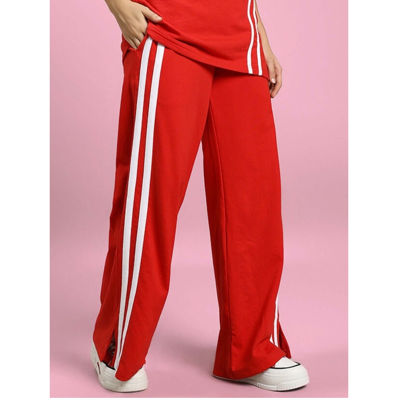 WOMENS UNITED STRIPE JOGGERS RED XS