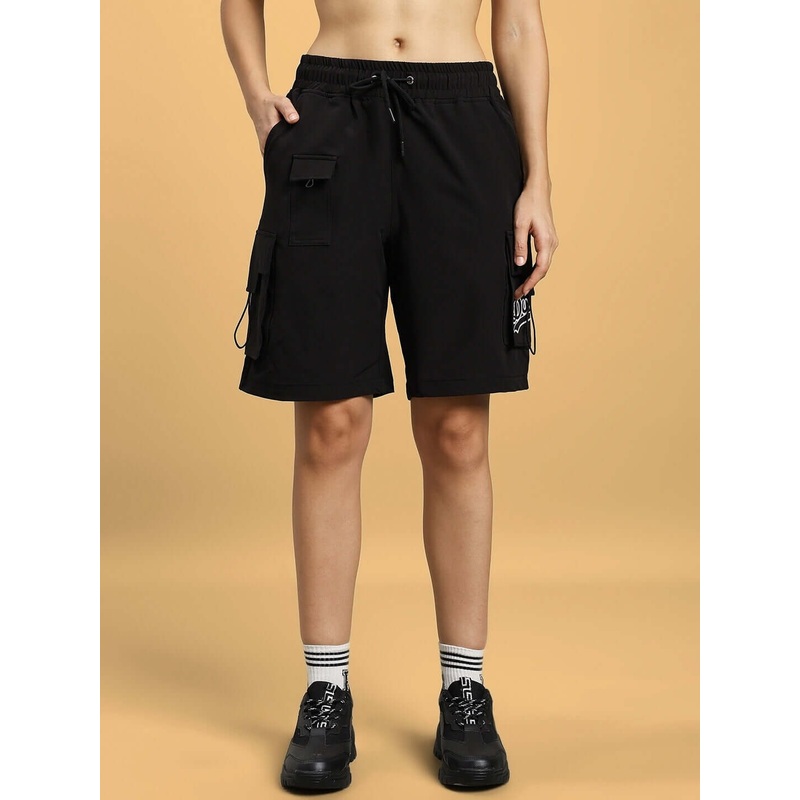 WOMENS VEGA CARGO SHORTS BLACK XS