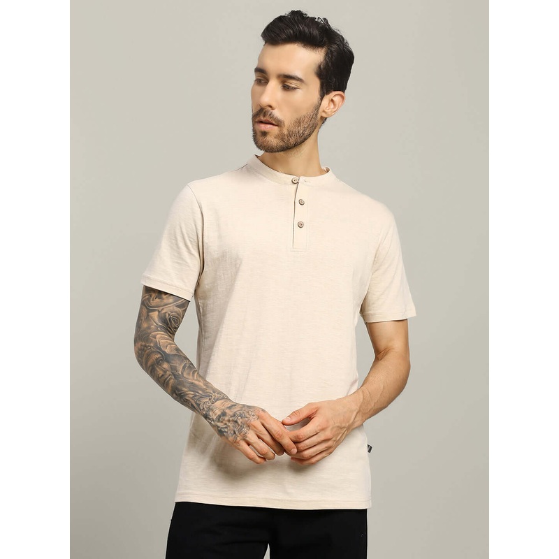 ALBET REGULAR FIT T-SHIRT BEIGE XS