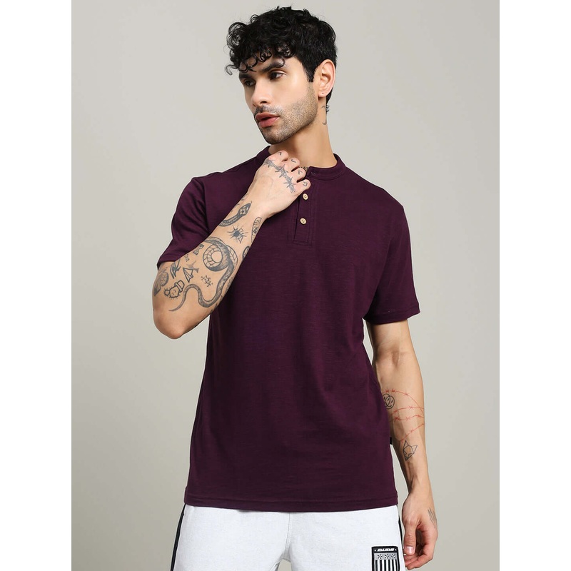 ALBET REGULAR FIT T-SHIRT PURPLE XS