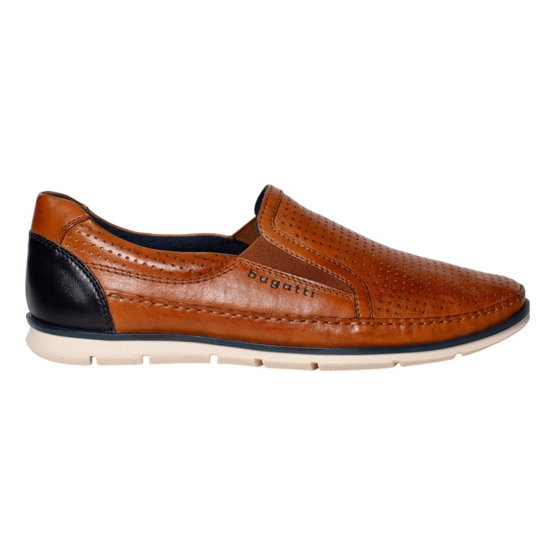 Bugatti Bruno Slip On Shoe Cognac 41