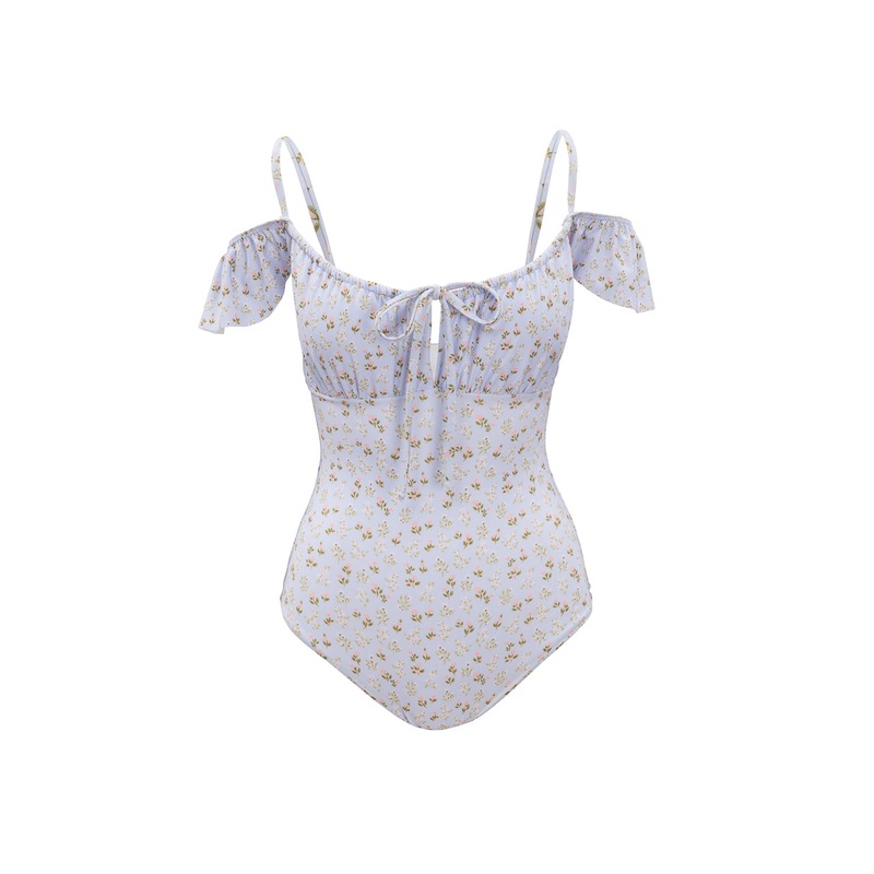 Maise One Piece in Blue Ditsy Floral XX Small
