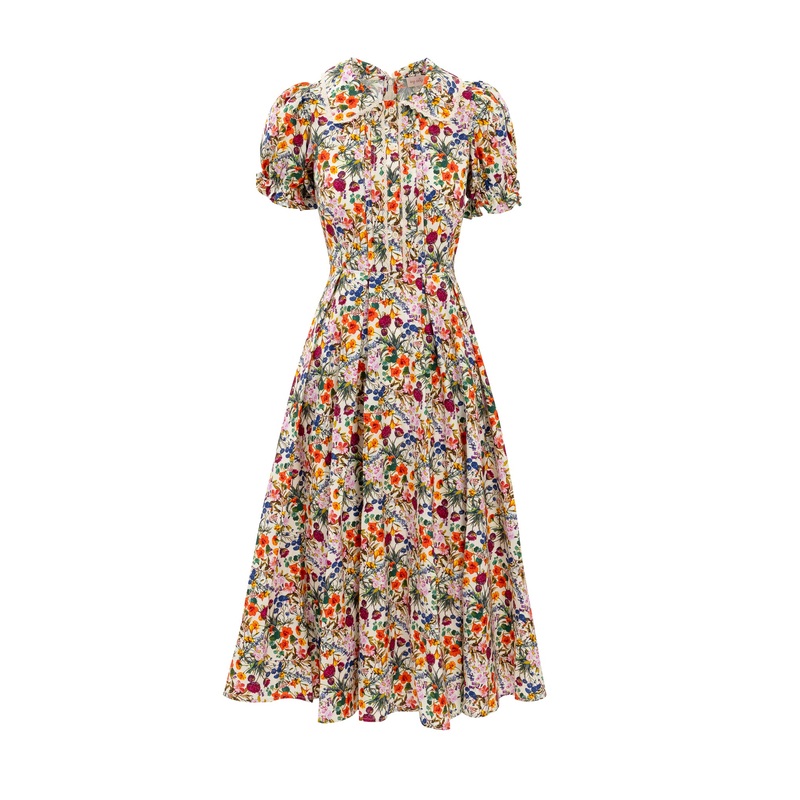 Sophia Dress in Multicolor Floral 00