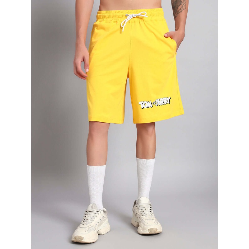TOM & JERRY SUMMER SHORTS YELLOW XS