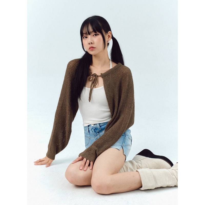 Mesh String Bolero IG311 White S/M