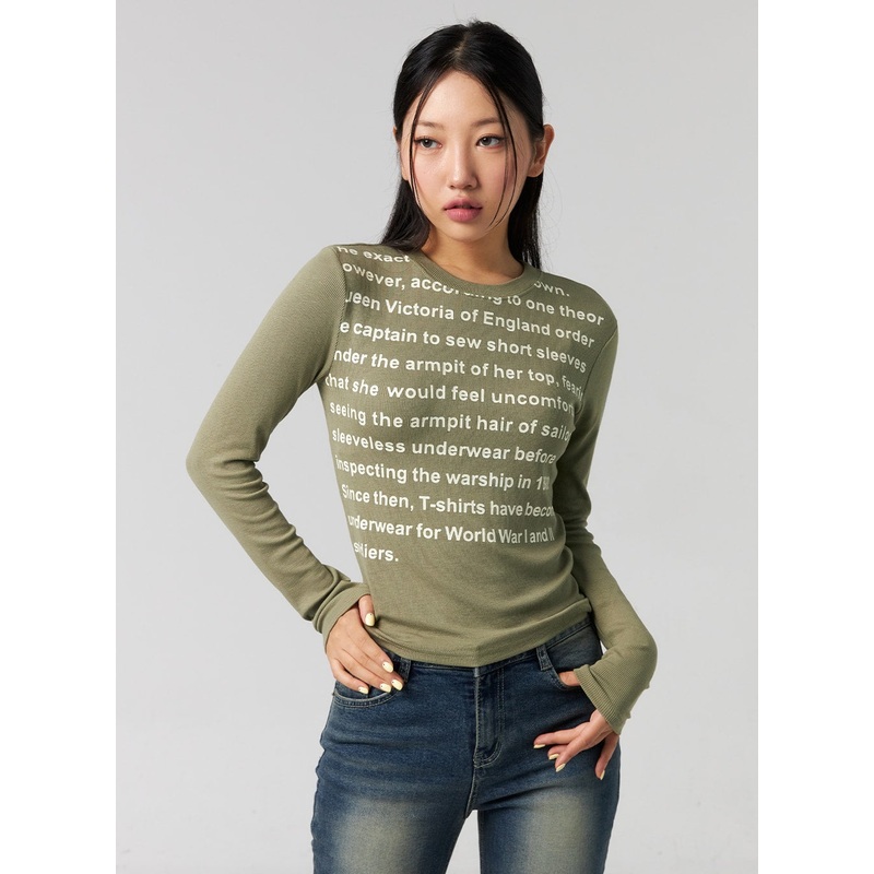 Slim-Fit Graphic Tee CG327 White S/M