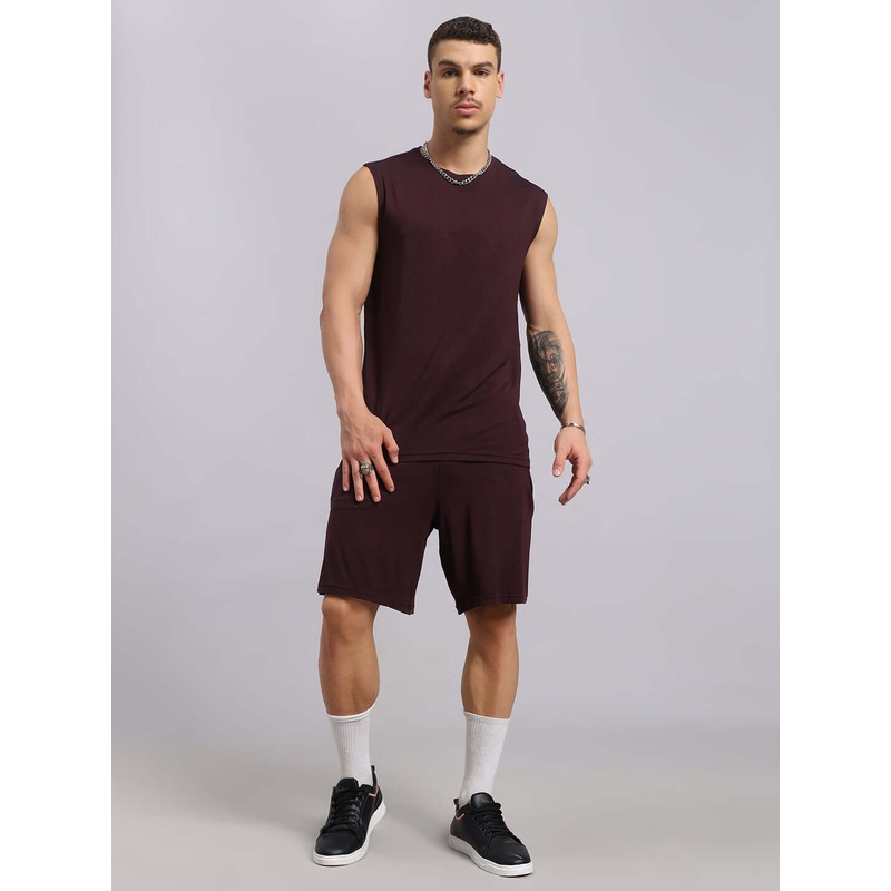 STRENGTH FREAK CO-ORD SET WINE XS