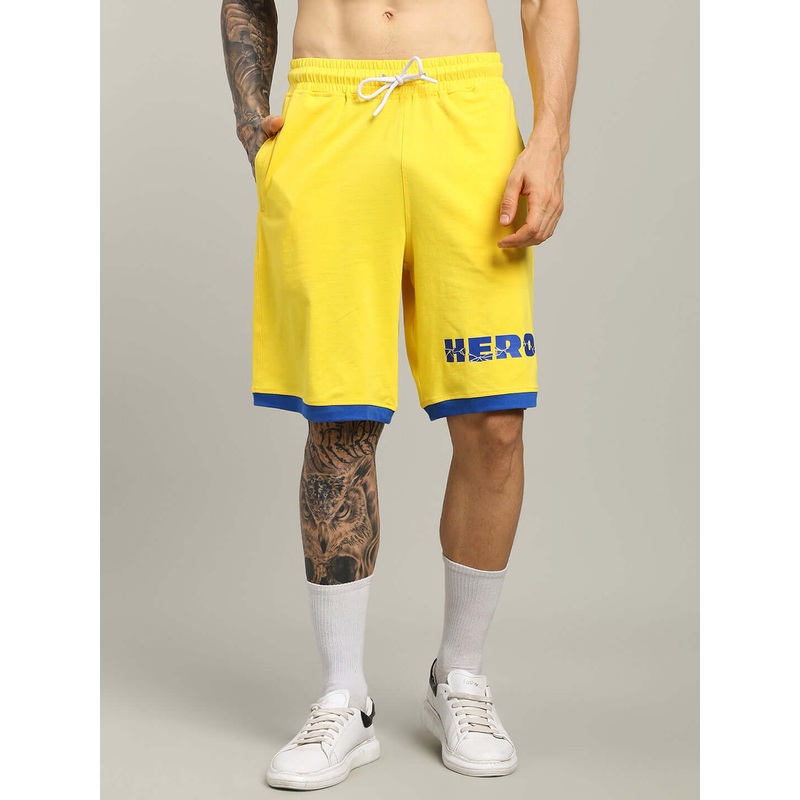 SUPER HERO SUMMER SHORTS YELLOW XS