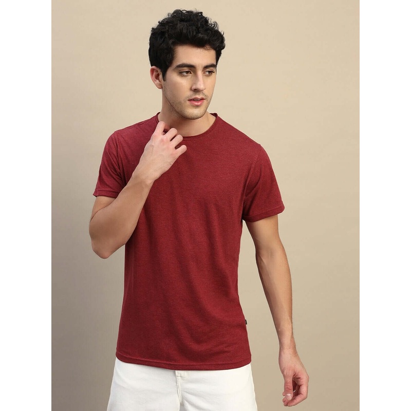 ELEX REGULAR FIT T-SHIRT MAROON XS
