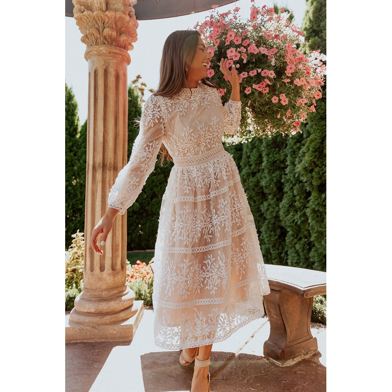 Sicily Dress – Champagne Lining 00