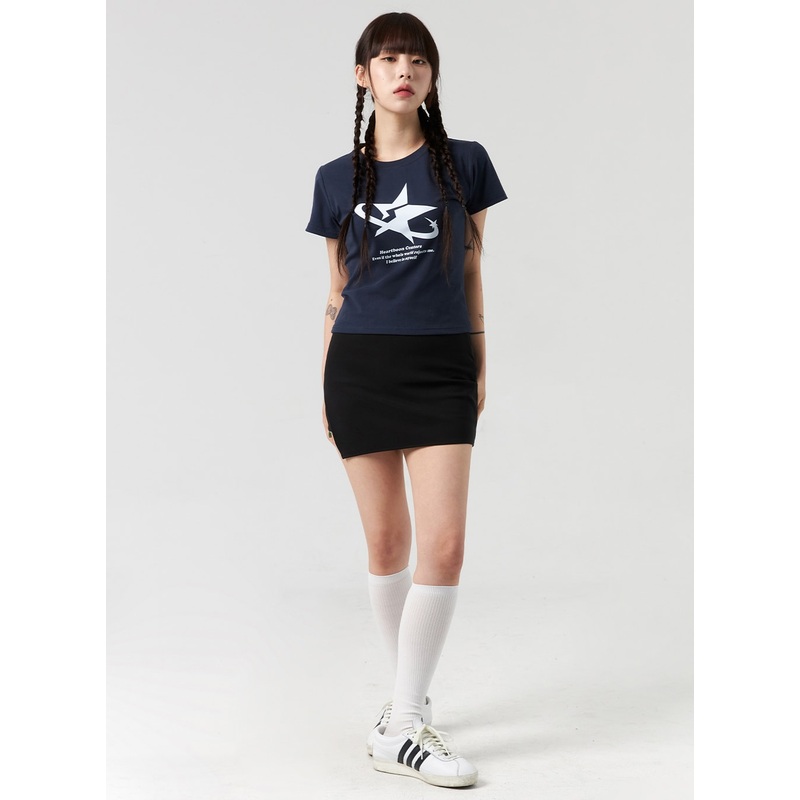 Side Slit Skort CL327 White S