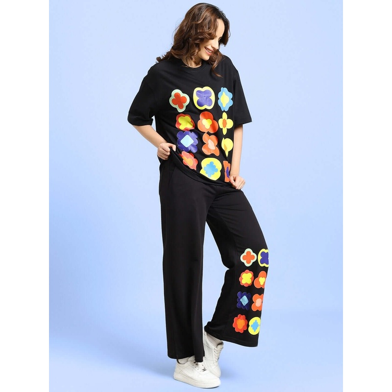 WOMEN’S HOLLISTER CO-ORD SET BLACK XS