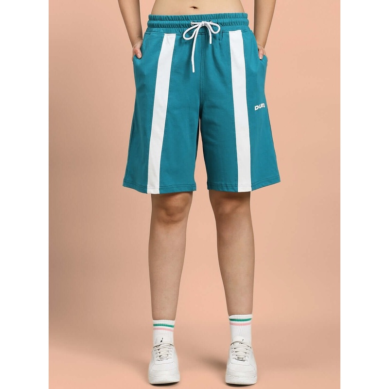 WOMEN’S WIDELINE REGULAR FIT SHORTS TEAL XS