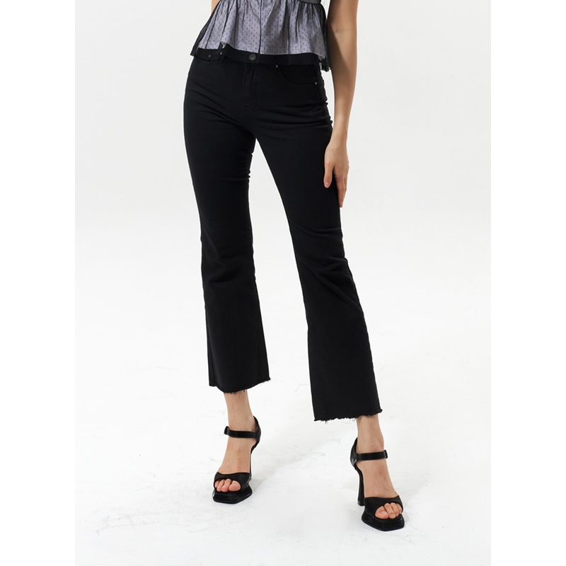 Ankle Bootcut Pants IU322 White S